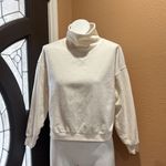 Madewell  beige turtleneck ribbed sweatshirt Photo 2