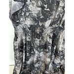 Eyelash Couture L Black White Gray Floral‎ Print Mini Dress Size L Photo 3