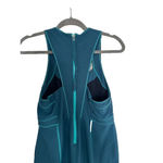 Title Nine  Blue Green Athletic Outdoor Zip Pockets Tank Dress Size 8 Golf Tennis Photo 3