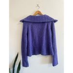Y2K Deep Periwinkle Collared Cardigan size medium Photo 5