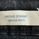 Universal Threads Universal Thread Vintage Straight Jeans Womens Size 00/24R Black Goth Distressed Photo 6
