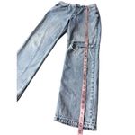 Free People  We The Free The Lasso Straight Leg High Rise Distressed Jean Size 31 Photo 6
