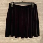 Hot Topic Luxurious Velvet black mini skirt size medium Photo 2