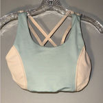Senita Athletics Senita two toned cross back padded sports bra XS Photo 0