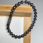 Hematite Magnet Therapy Bracelet 8” Photo 0