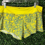Rabbit NWT Lined Catch Me If You Can Aurora Yellow Printed Shorts Sz XL Photo 0