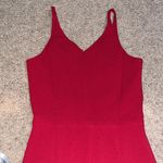 Dress the Population Lyla V-Neck Sleeveless Crepe Sheath Pencil Dress Garnet XS Photo 7