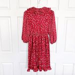 Janan Studio by Robert Janan Vintage Red Pleated Dress Size M Photo 7