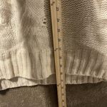 Aerie  Sweater Womens Sz Medium Oversized Cable Knit Shirt Beige Loose Fit Long Photo 4