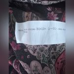 ZARA  paisley print long sleeve v-neck button down midi dress size small boho Photo 5