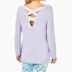 Lilly Pulitzer Lavender Luxletic Aerli Long Sleeve Tee T Shirt Top S Photo 4