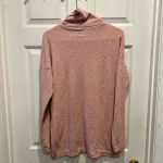 J.Crew Vintage Fleece Women’s Pink Turtleneck Tunic Sweater Size Medium Photo 4