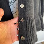 Cinq à Sept Cinq a Sept Noa wool blend ruffle peplum cardigan sweater size XS extra small Photo 3