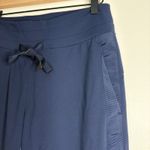 Athleta  Small Tall Navy Blue Side Stripe Athletic Jogger‎ Lounge Pants Photo 3