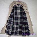 London Fog Trench Coat belted, women size L Photo 13