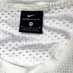 Nike  Pro Hypercool White Training Top Womens Medium Team RWB Red Blue Logo Mesh Photo 3