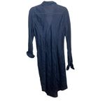 CP Shades "Shirt" Navy Midnight Linen Shirt Dress Sz. L Photo 1