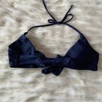 SheIn Navy Blue Twist front Halter Bikini Tops Sz S Photo 32