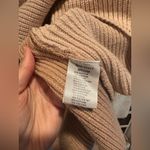 NWOT Miracle Color Block Knit Cowl Neck Sweater White Size s/m Photo 4