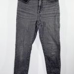 Everlane High Rise Grey Washed Denim Cotton Blend Jeans Women's Size 28 Regular Photo 0