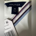 Nautica Striped Tank Top in White with Blue and Red Accents Photo 2