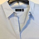 Apt. 9  Button Down Collared Long Sleeve Dress Top Blouse Light Blue Womens 2X Photo 2
