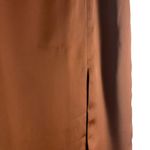 Club Monaco Trycia Brown Slit Satin Bias Midi Skirt Size 6 Photo 8