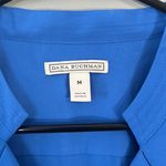 Dana Buchman  Blouse Blue Short Sleeve Photo 1