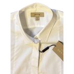 Burberry NWT  London 12 14 UK Uniform White Tuxedo Blouse Shirt Button Up Down Photo 3
