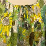 LIBERTY OF LONDON for TARGET Blouse Sunflower Top Green Photo 5