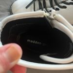 Madden Girl  White Combat Boots Ankle Lace Up Side Zip Booties Women 8 New in Box Photo 6
