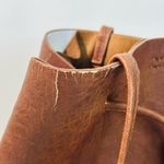 Lucky Brand Vegan Leather Brown Bucket Shoulder Bag, Removable Crossbody Strap Photo 13