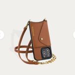 Bandolier Crossbody Purse / Phone Case Gold Photo 1