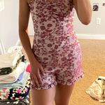 Likely Pink Floral Embroidered Romper Photo 1