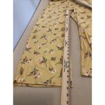 No Boundaries Women’s Jumpsuit Large Floral Smocked Bodice Adjustable Straps Yellow Photo 9