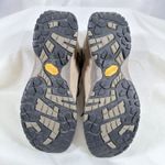 Timberland Womens 8 OrthoLite Hiking Sneaker Khaki Blue Leather Low Vibram Boot Photo 4