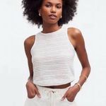 Madewell Crochet Knit Cutaway Tank Photo 4