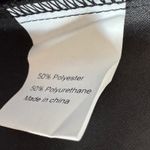 Allegra K NWT  Faux Leather Button Down Puff Sleeve Shirt Blouse Black L Photo 8