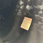 Everly  Black Lace sheath Mini Dress sheer 3/4 sleeves M LBD event party HOCO Photo 9