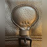 Lauren Ralph Lauren Metallic Gold Leather Crossbody shoulder Bag Photo 2