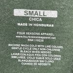 Four Seasons Bahamas Small Palm Trees Vacation Earth Tone Boho Graphic Tee Green Photo 3