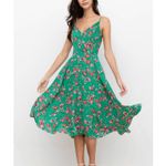 Yumi Kim Womens Dress Size 10 Floral Silk Vienna Resort Coastal Cottagecore Photo 15