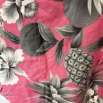 Vtg 80s Hilo Hattie Hawaiian Muumuu Top Womens OSFM Pink Pineapple Tropical Size undefined Photo 2