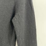 Peck & Peck  Black Cashmere V-Neck Long Sleeve Casual Pullover Sweater Size Small Photo 4