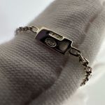 Gucci  Purple Stone Pendant Necklace Sterling Silver Vintage Photo 11