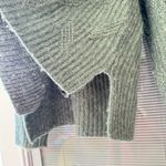 Opus Pakya Blue Green Knit Side Slit Turtleneck Jumper Sweater Small Photo 5