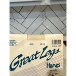 Hanes Vintage 90s Great Legs sheer sandal foot pantyhose Pearl size AB coquette Photo 1