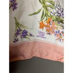 Liberty Of London Silk Scarf Womens Pink Floral Made In England Square Photo 2