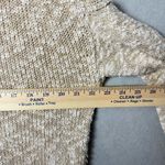J.Crew Womens Cotton and Linen Blend Beige Lightweight Knit Relaxed Fit Sweater Photo 6
