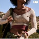 NWT Free People Good Karma Long Sleeve Top | Size: Medium/Large Gray Photo 0